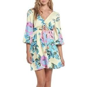 MAAJI Seashore Sounds Mini Dress Reversible Size Medium M BEACH BABYDOLL VACAY